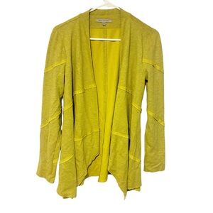 People Like Frank Size Large Green Open Front Draped Cardigan